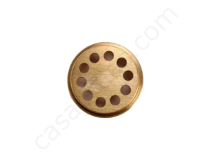 Brass die to create passatelli for CU-TO2021 hand press