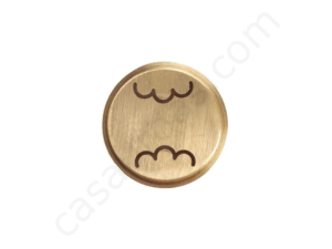 Brass die to create waves for CU-TO2021 hand press