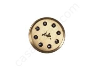 Brass die to create gramigna/bucatini/bigoli for CU-TO2021 hand press