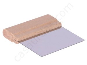 Spatula for Cleaning Boards with Steel Blade of 116 mm and Wood Handle