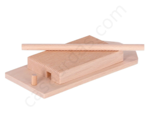 Wooden Board with base for Rolling Gnocchi and Garganelli Pasta