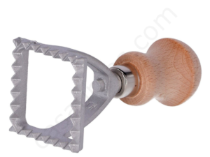 Square Shaped Aluminum Stamp for Cutting Ravioli – Measures 40x40 mm